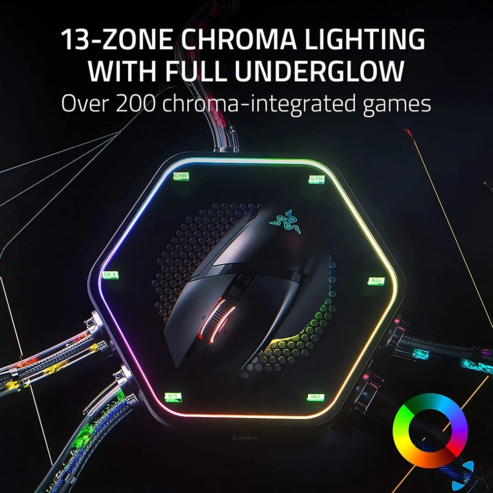 RAZER BASILISK V3 PRO MOUSE INALÁMBRICO PARA JUEGOS PERSONALIZABLE RAZER | NEGRO