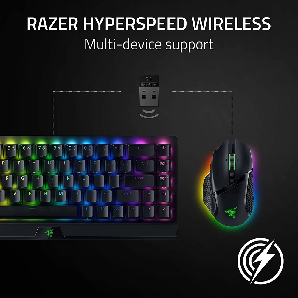 RAZER BASILISK V3 PRO MOUSE INALÁMBRICO PARA JUEGOS PERSONALIZABLE RAZER | NEGRO