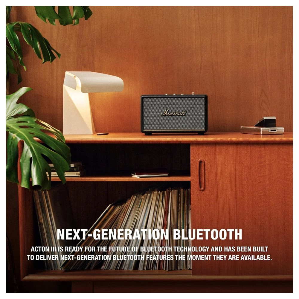 ALTAVOZ BLUETOOTH PARA EL HOGAR ACTON III MARSHALL | NEGRO