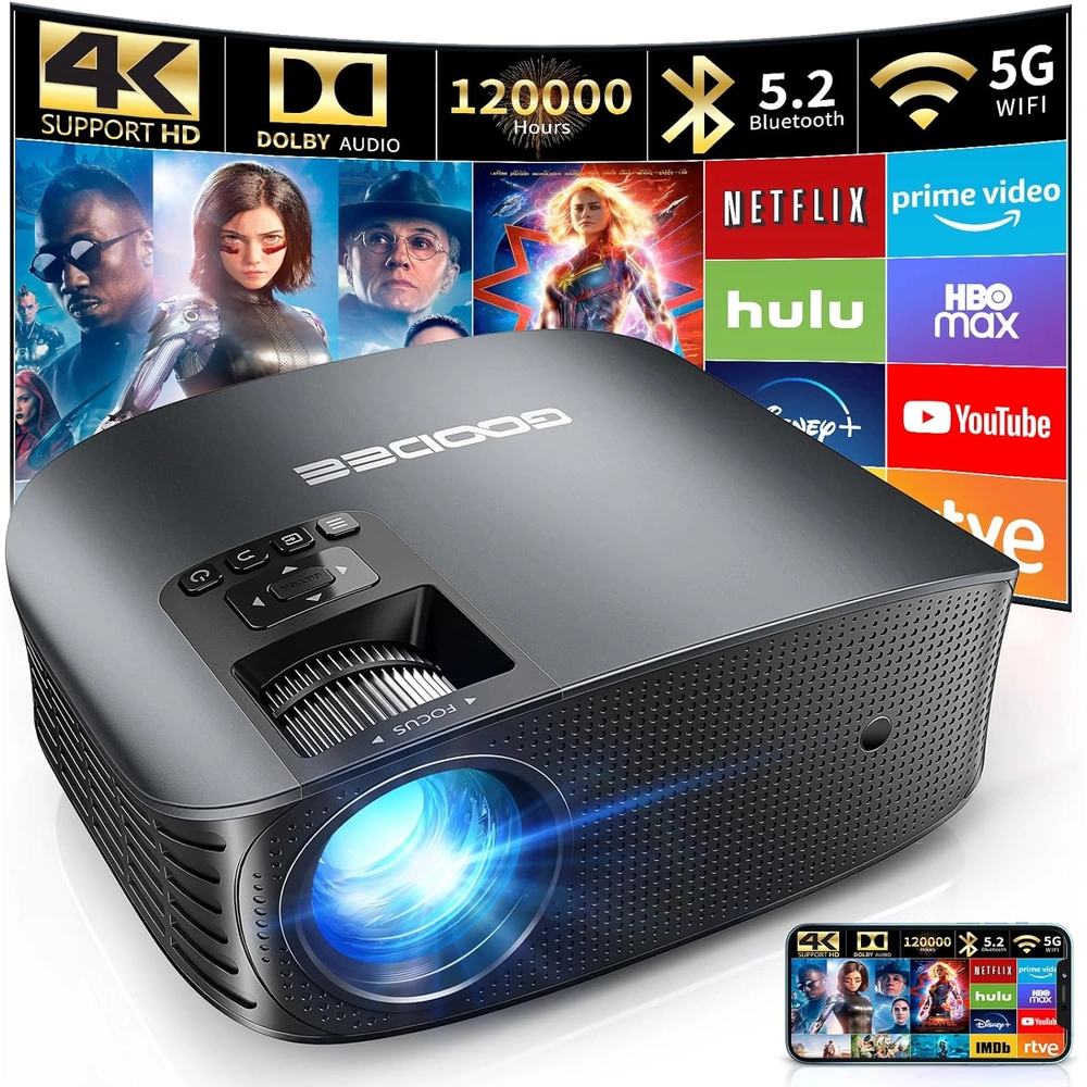 B0BCPS4PSZ.webp PROYECTOR 4K GOODEE G600 PLUS CON WIFI, BLUETOOTH, FHD 1080P Y DOLBY AUDIO