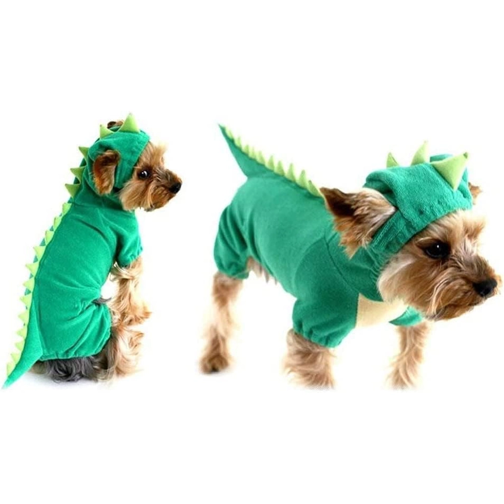 Hotumn Disfraz de Dinosaurio para Perros - Talla Xxl Verde