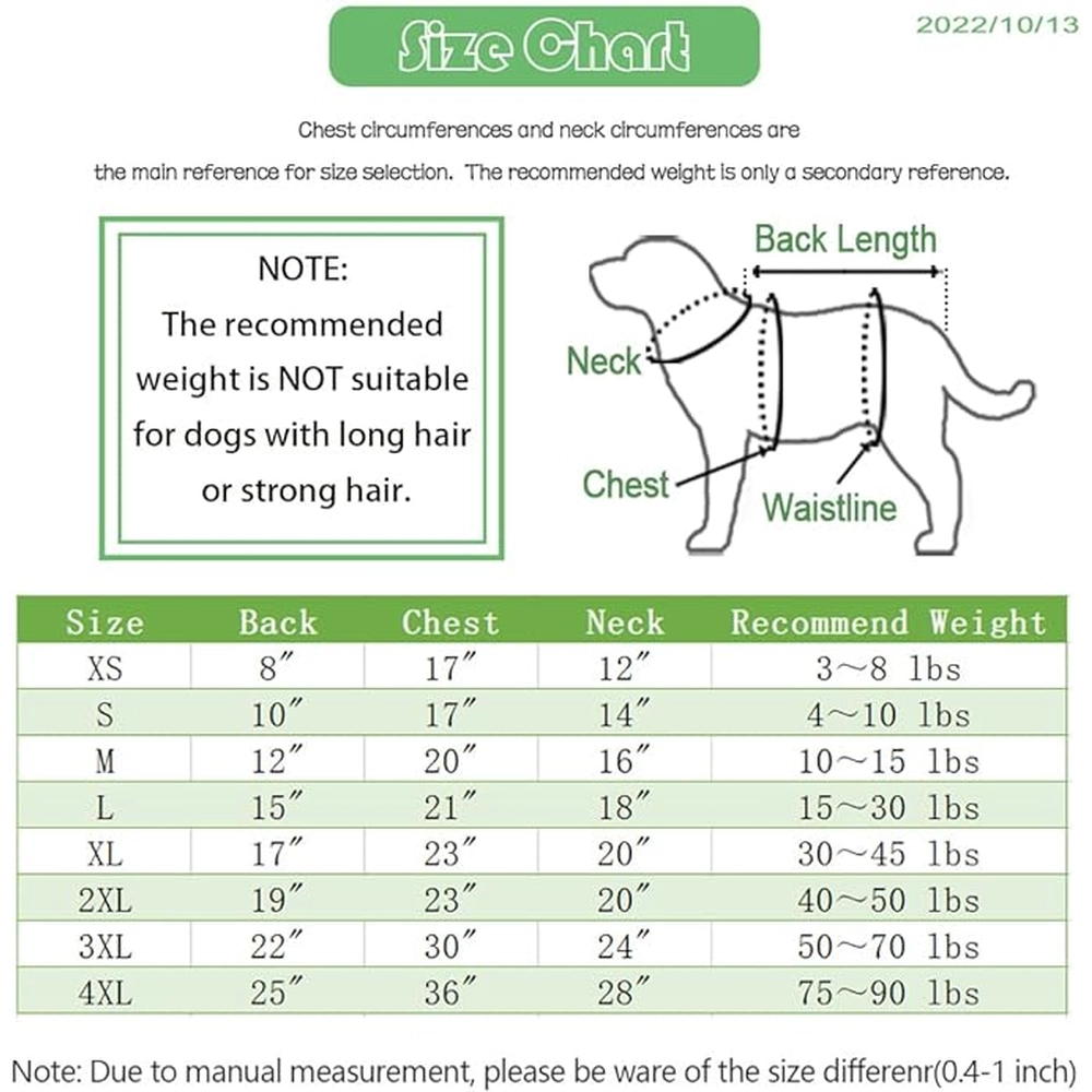 Hotumn Disfraz de Dinosaurio para Perros - Talla Xxl Verde