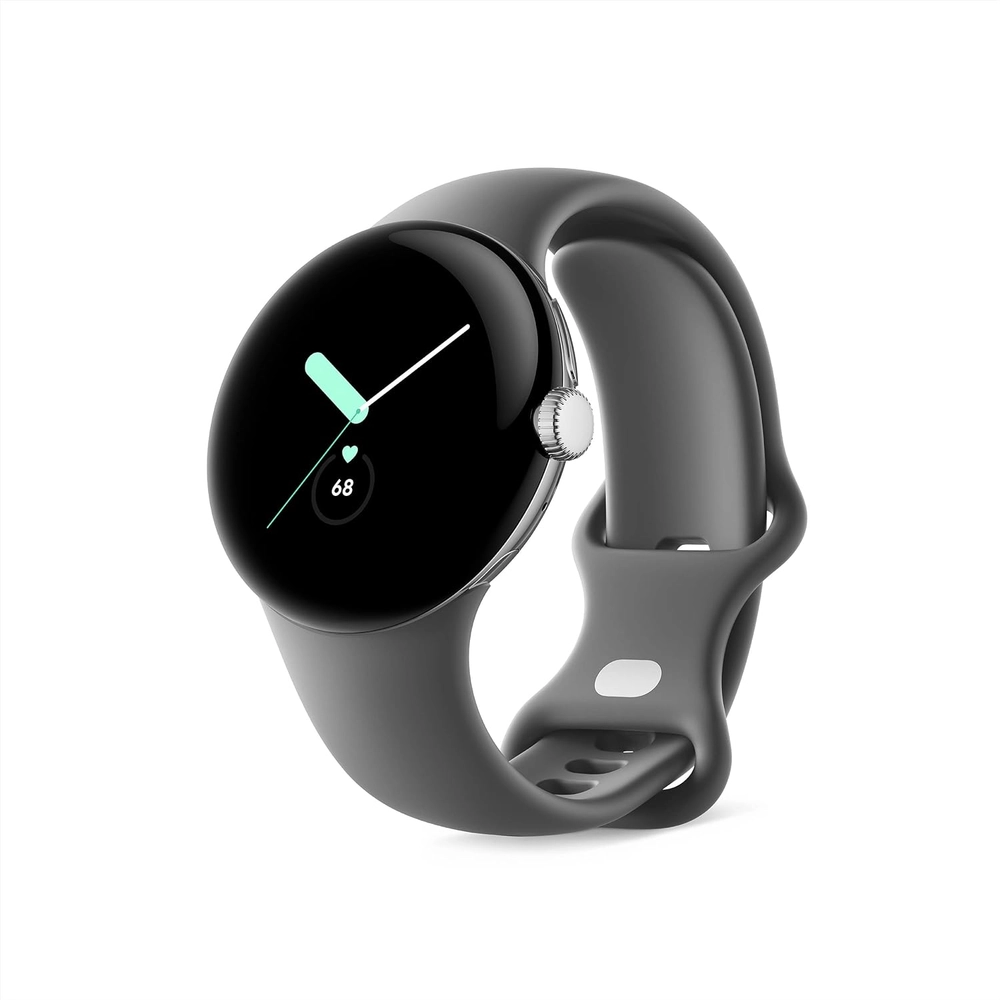 RELOJ GOOGLE PIXEL WATCH 1 4G LTE | PLATEADO PULIDO + CHARCOAL