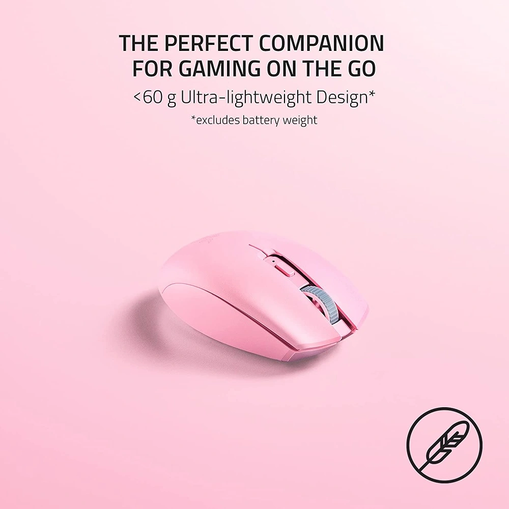 RAZER OROCHI V2 MOUSE INALÁMBRICO PARA JUEGOS RAZER | CUARZO ROSADO