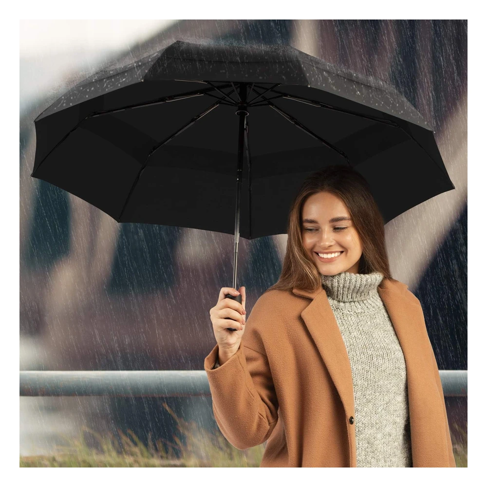Repel Umbrella La Sombrilla de Viaje Portátil Original: Sombrilla Para La Lluvia a Prueba de Viento,Compacto Fuerte