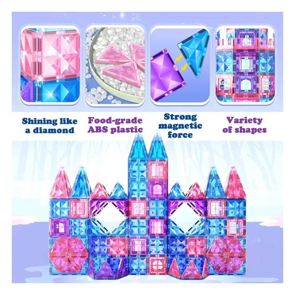Azulejos Magnéticos de Diamante Para Niñas de 6 a 7 Años, 6 a 8, 3 a 5 Años, Juguetes de Frozen Para Niñas