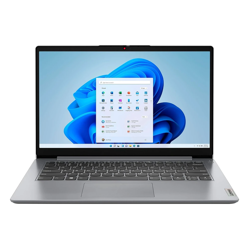 LAPTOP IDEAPAD 1 14 LENOVO PANTALLA HD 14" INTEL CELERON N4020 4GB RAM 64GB EMMC INTEL UHD600 | NUBE - TECLADO INGLÉS