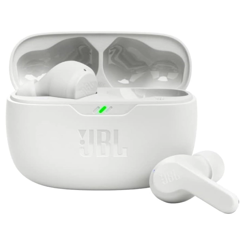 AUDÍFONOS INALÁMBRICOS VIBE BEAM TRUE JBL | BLANCO