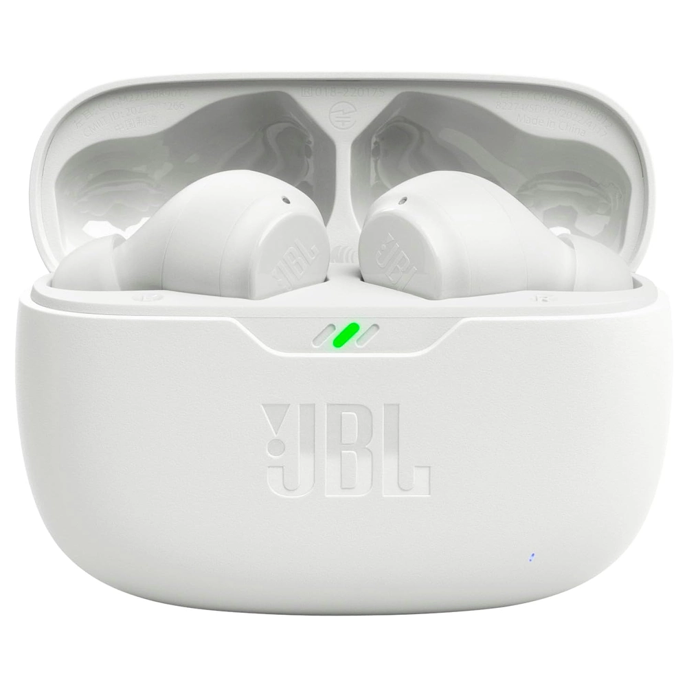 AUDÍFONOS INALÁMBRICOS VIBE BEAM TRUE JBL | BLANCO