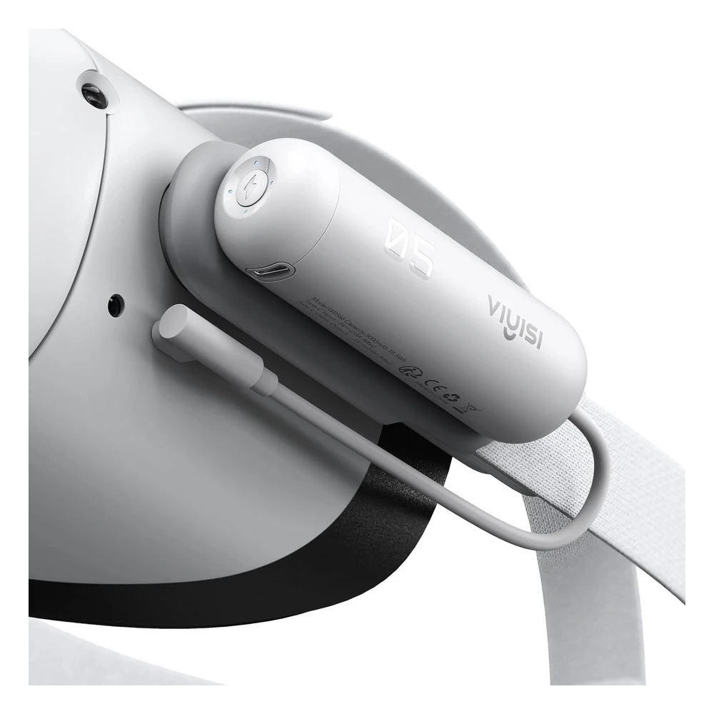 PAQUETE DE BATERÍA VIYISI | PARA OCULUS QUEST 2 CARGADOR PORTÁTIL 5000 MAH ACCESORIOS PARA AUDÍFONOS META QUEST 2 CARGA RÁPIDA