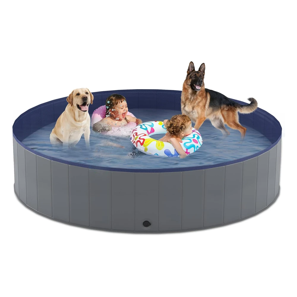 B0BRTLDLSF.webp Niubya Piscina Portátil Para Perros, Piscina Plegable Para Mascotas, 79 x 16 Pulgadas