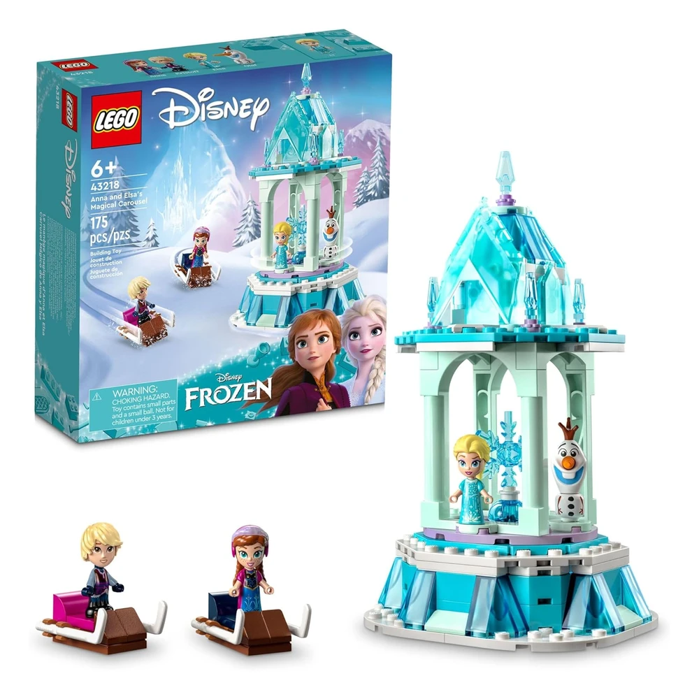 LEGO DISNEY FROZEN ANNA AND ELSA'S MAGICAL CAROUSEL ICE PALACE