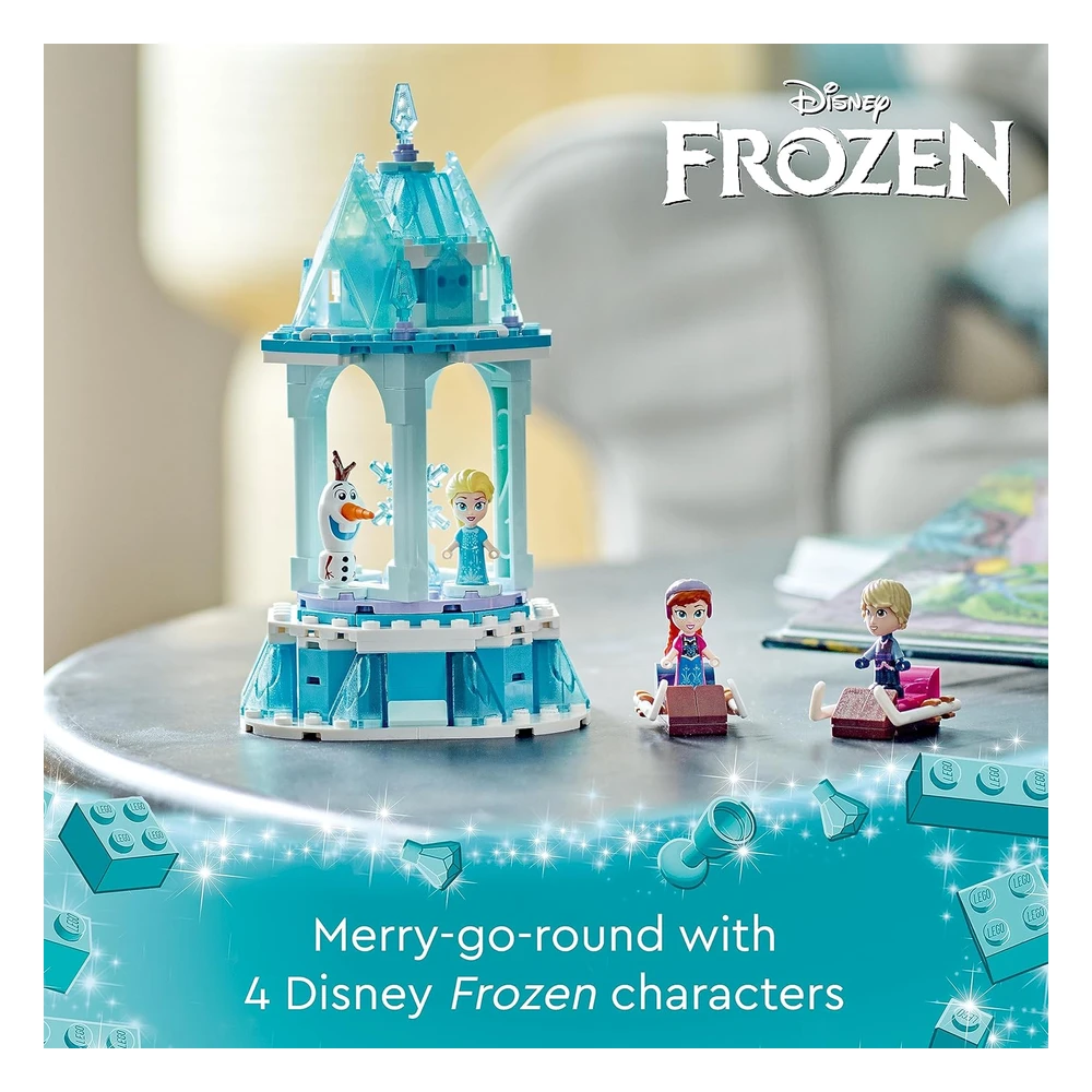LEGO DISNEY FROZEN ANNA AND ELSA'S MAGICAL CAROUSEL ICE PALACE