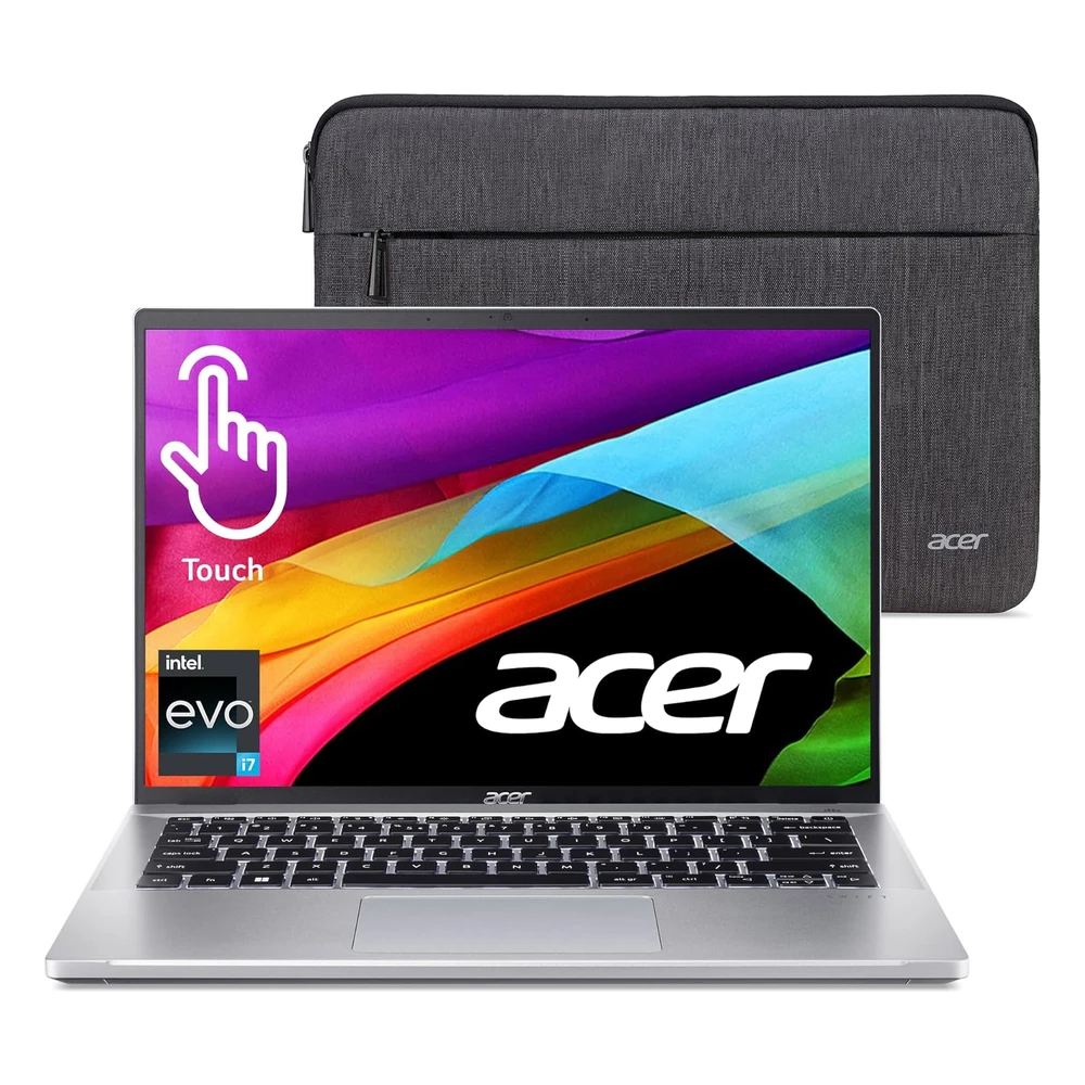 LAPTOP SWIFT GO 14 ACER 14" TÁCTIL INTEL CORE I7 1355U INTEL IRIS XE 16GB RAM 512GB SSD - TECLADO INGLÉS