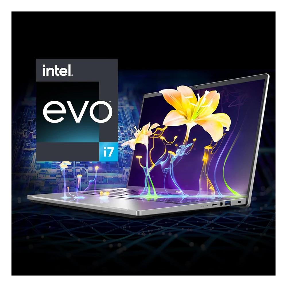 LAPTOP SWIFT GO 14 ACER 14" TÁCTIL INTEL CORE I7 1355U INTEL IRIS XE 16GB RAM 512GB SSD - TECLADO INGLÉS