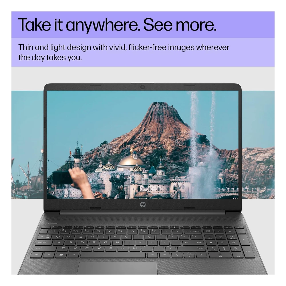 B0BVD8LZQL_3.webp LAPTOP 15" HP PORTÁTIL PANTALLA FHD INTEL CORE I3-1215U 8GB RAM SSD 128GB GRÁFICOS INTEL UHD 2023 - TECLADO INGLÉS