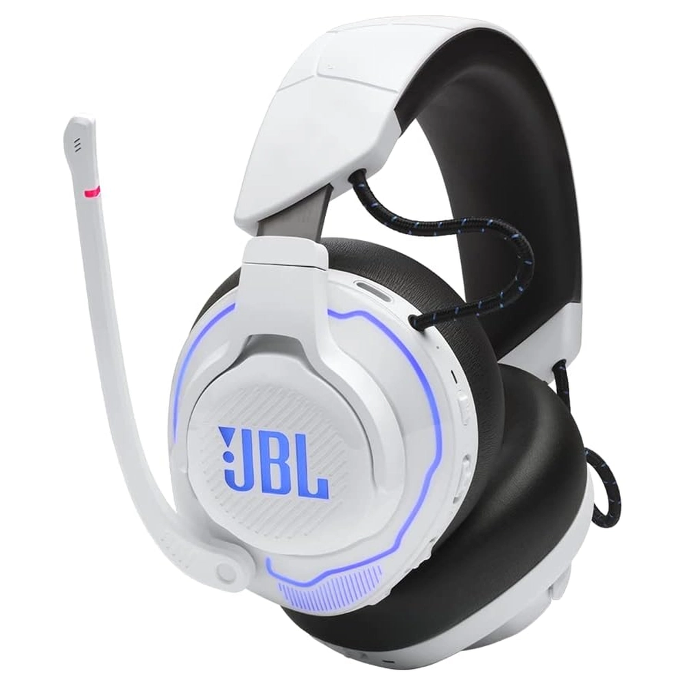 AUDÍFONOS INALÁMBRICOS GAMING QUANTUM 910P WIRELESS JBL | BLANCO/AZUL | MEDIANO