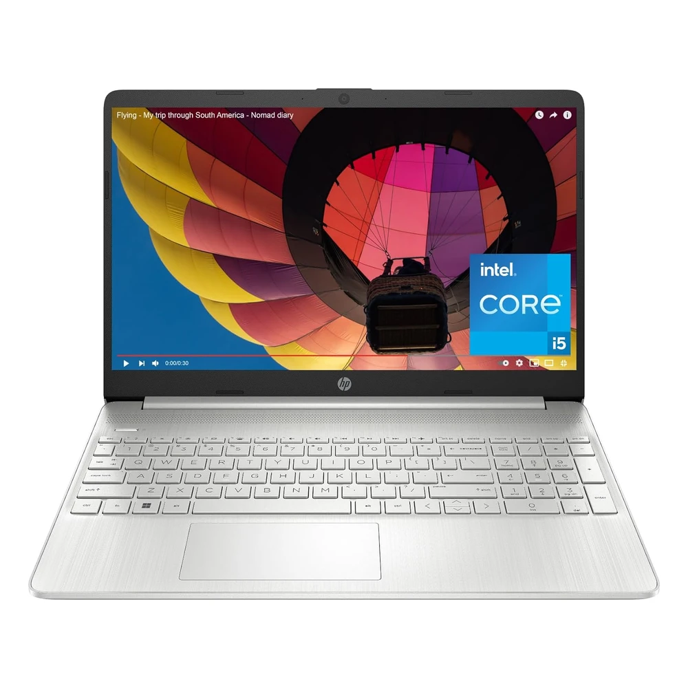 LAPTOP 15.6" 15 DY5399NR HP PORTÁTIL FHD INTEL CORE I5 12VA GEN 16GB RAM SSD 512GB 2023 | PLATA - TECLADO INGLÉS