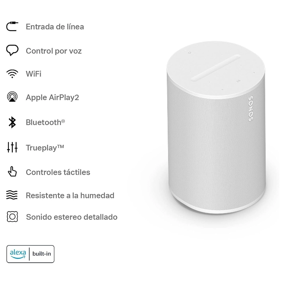 ALTAVOZ INALÁMBRICO SONOS ERA 100 | BLANCO