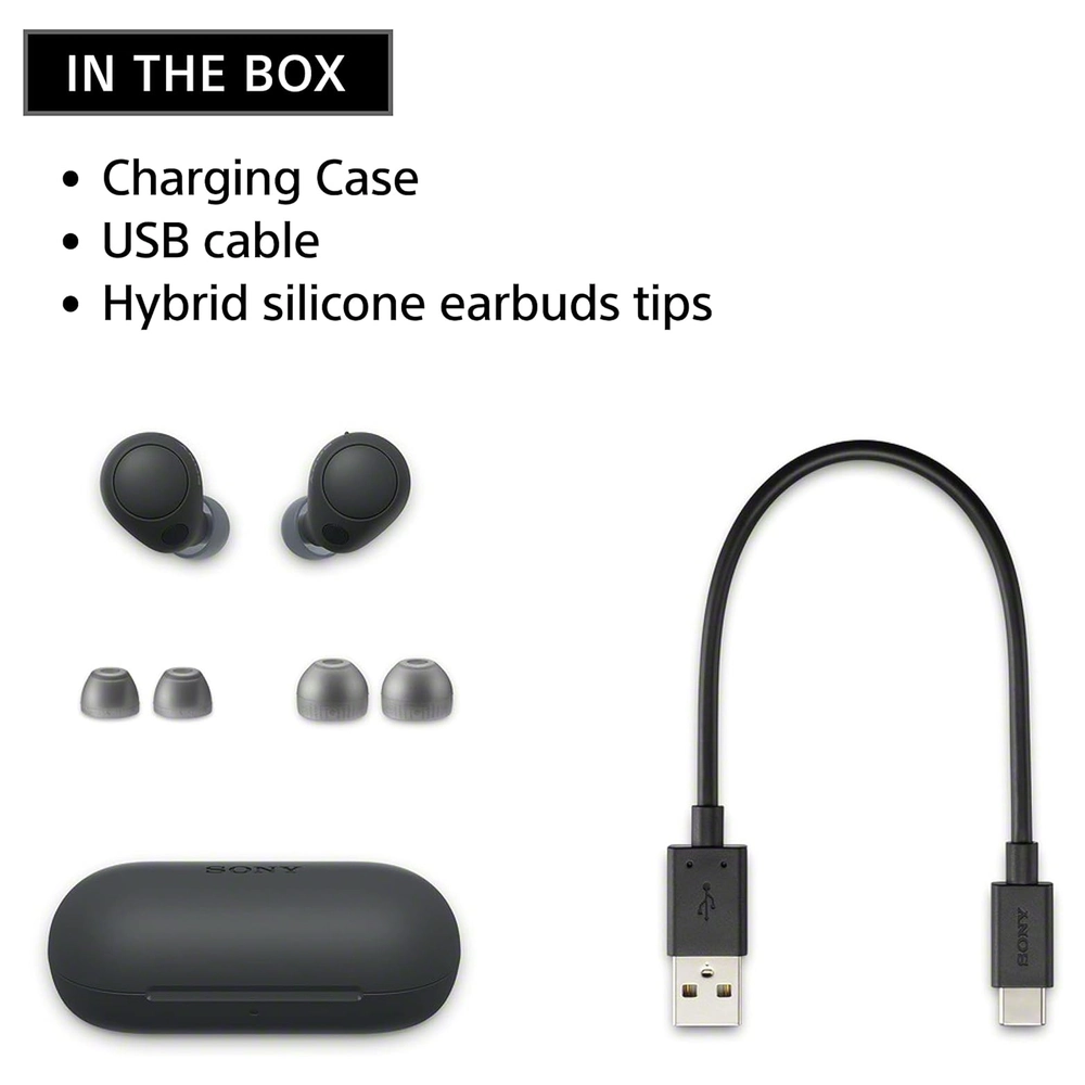 AUDÍFONOS WF-C700N INTRAUDITIVOS BLUETOOTH CON MICRÓFONO IPX4 SONY | BLANCO