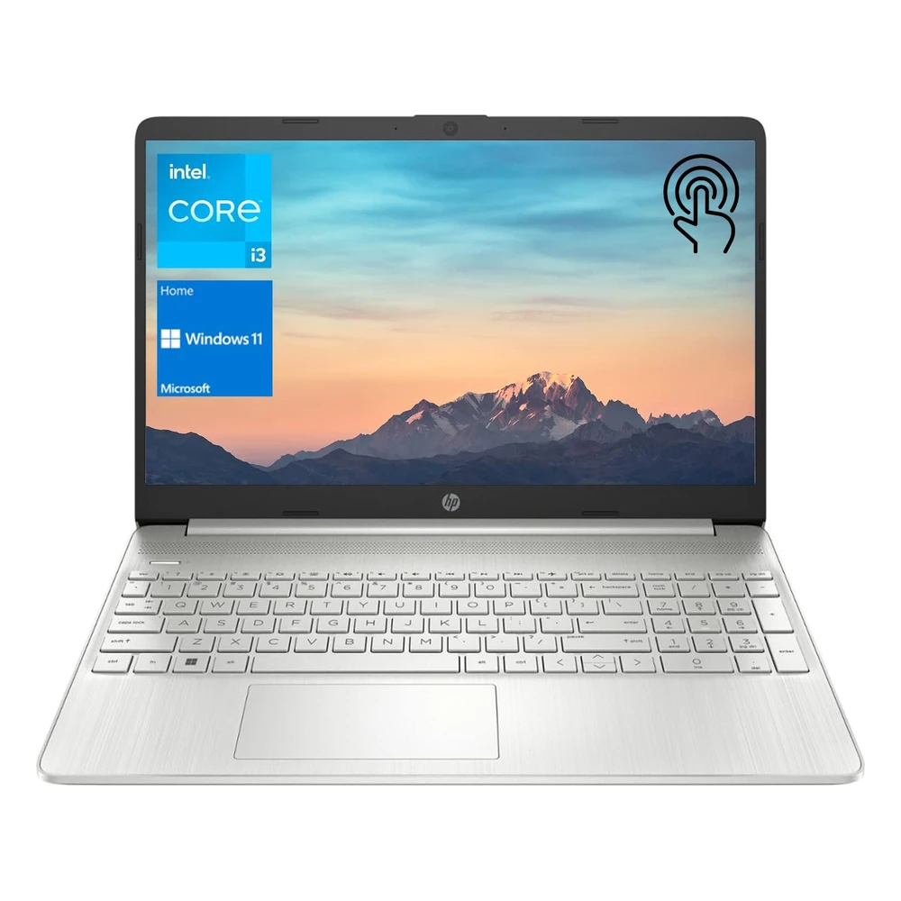 LAPTOP 15.6" HP PORTÁTIL PANTALLA HD INTEL CORE I3 1115G4 32GB RAM SSD PCIE 1TB | PLATEADO - TECLADO INGLÉS