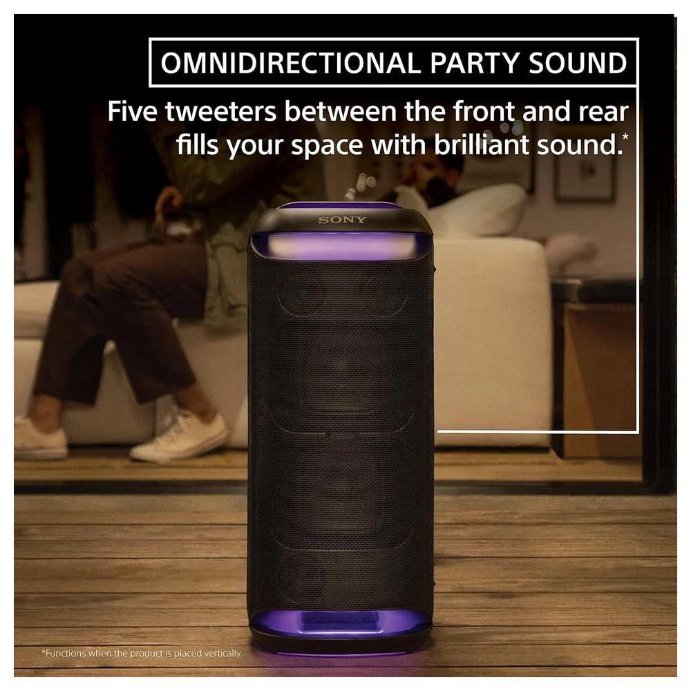 ALTAVOZ SRS-XV800 X-SERIES INALÁMBRICO BLUETOOTH PORTÁTIL IPX4 25 HORAS SONY | NEGRO