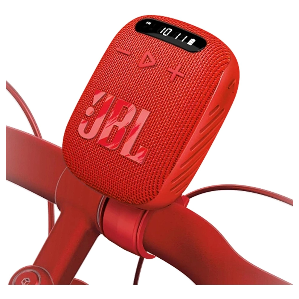 ALTAVOZ BLUETOOTH PARA MANILLAR WIND 3 FM JBL | ROJO
