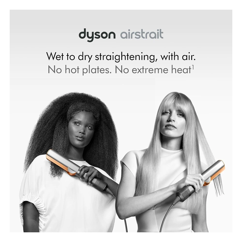 DYSON AIRSTRAIT - 220V PLANCHA DE CABELLO, PLATEADO