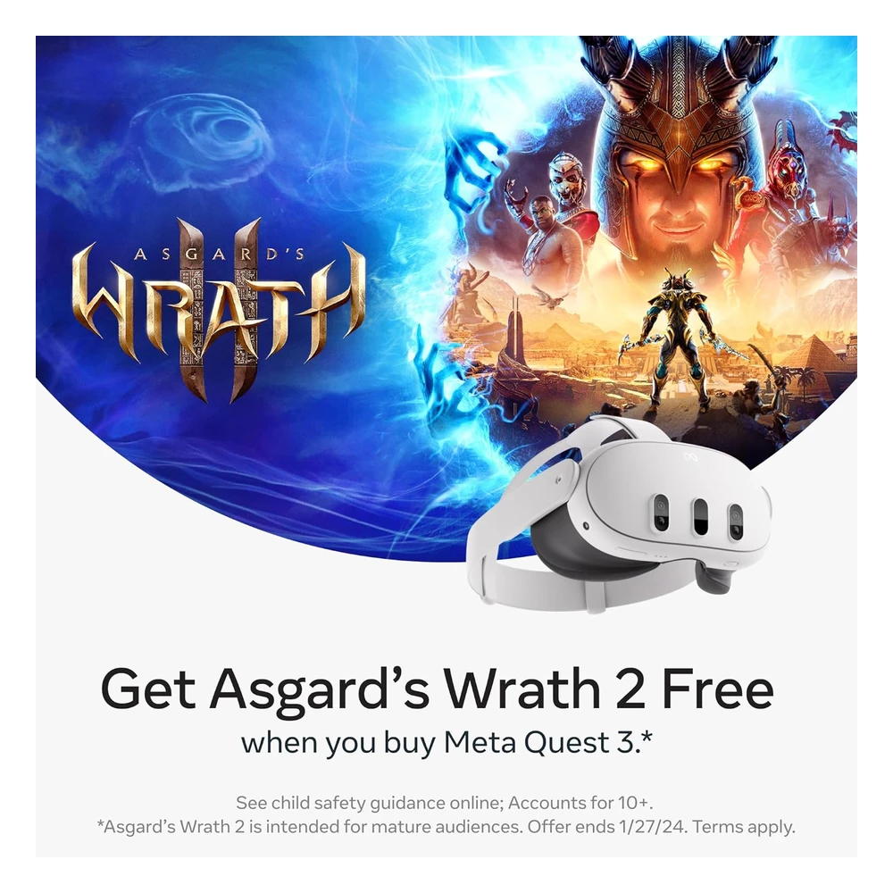 AUDÍFONOS META QUEST 3 128 GB | PAQUETE ASGARD'S WRATH 2