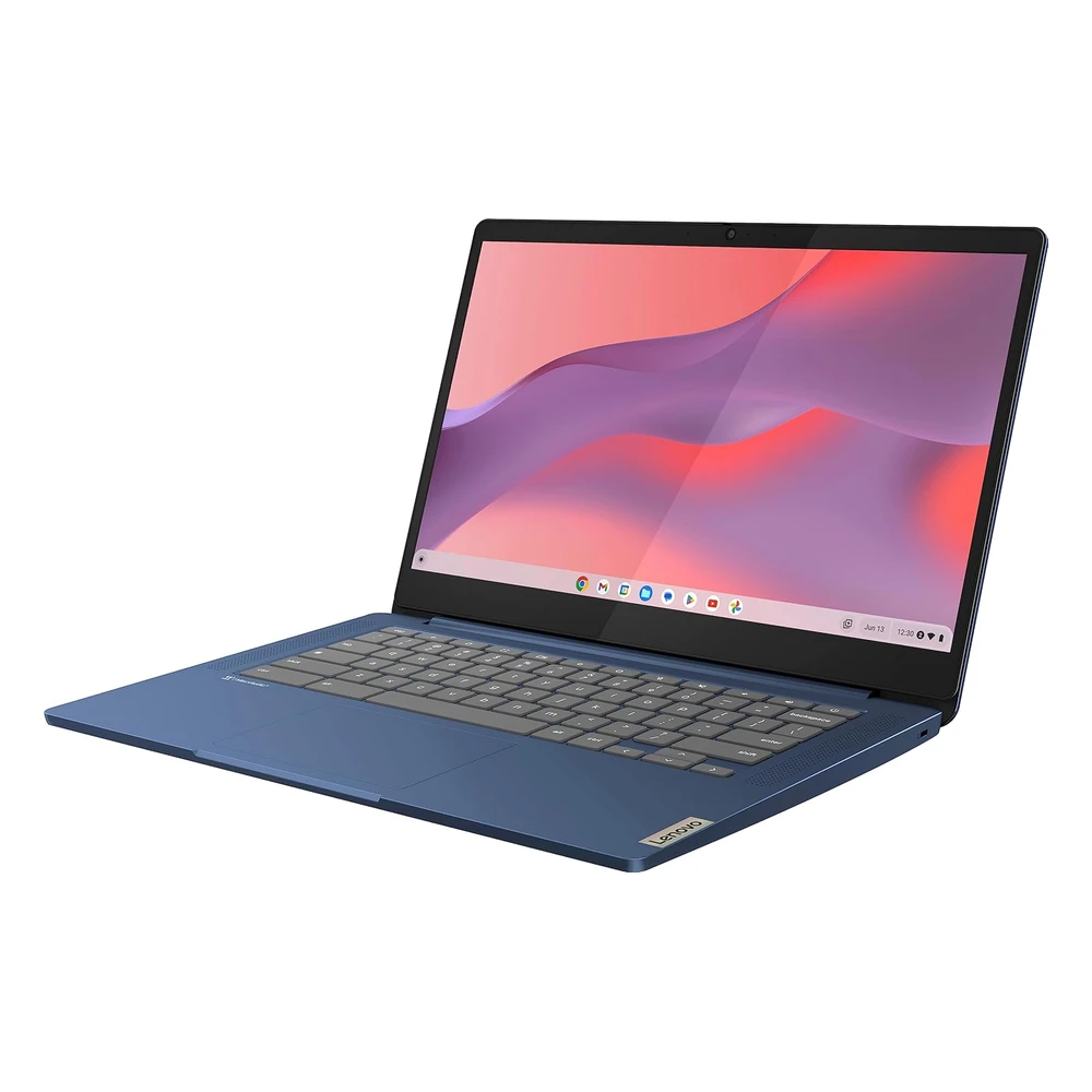 LAPTOP 14" CHROMEBOOK LENOVO FHD MEDIATEK KOMPANIO 520 4GB RAM 64GB EMMC - TECLADO INGLÉS | AZUL