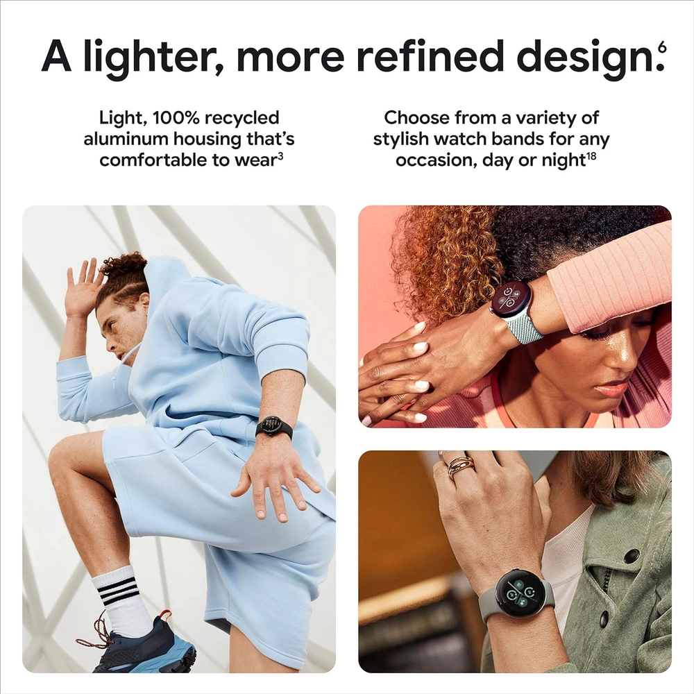 RELOJ GOOGLE PIXEL WATCH 2 | ORO CHAMPAGE + VERDE LIQUEN
