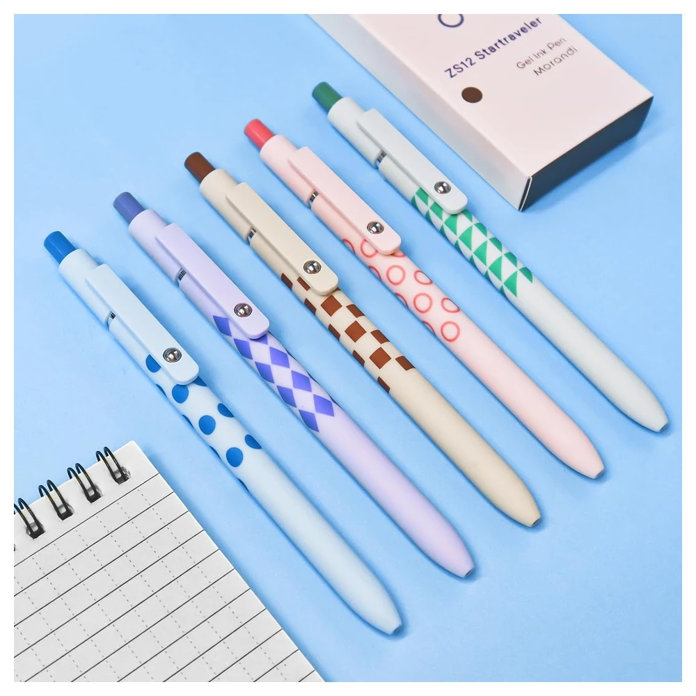 B0CH6LN934_1.webp UIXJODO BOLÍGRAFOS DE GEL, 5 BOLÍGRAFOS DE TINTA NEGRA PARA MUJER, BOLÍGRAFOS DE ESCRITURA SUAVE CON AGARRE DE SILICONA