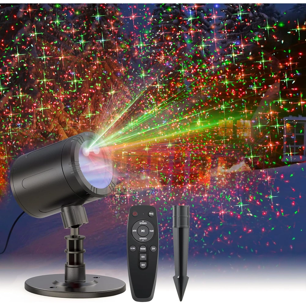 PROYECTOR DE LUCES DE NAVIDAD LUCES LED DECORACIONES DE NAVIDAD