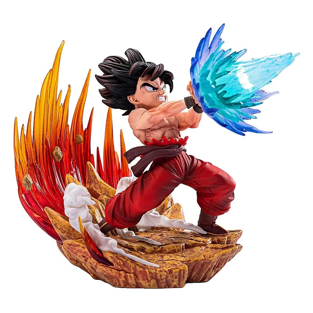 Bodantok Figura de Goku - Figura de Acción Dbz, Colección Super Saiyan Kaiouken, Regalos de Cumpleaños, Pvc, 6 Pulgadas