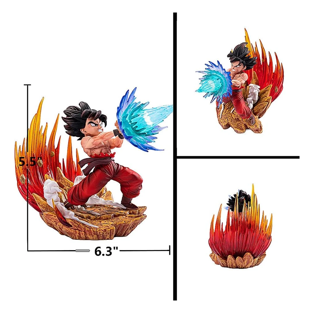B0CKRB38N6_2.webp Bodantok Figura de Goku - Figura de Acción Dbz, Colección Super Saiyan Kaiouken, Regalos de Cumpleaños, Pvc, 6 Pulgadas