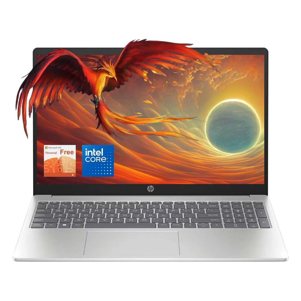 LAPTOP ESSENTIAL 15 HP 16GB RAM 128GB/512GB SSD 15.6" INTEL QUAD CORE CARGA RÁPIDA - TECLADO INGLÉS