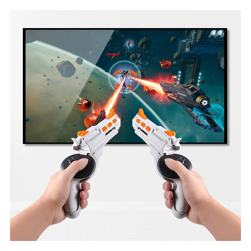 ACCESORIOS VR MANEJAR | PARA META QUEST 3 CULATA DE PISTOLA HUMANIZADA TYASOLEIL PARA OCULUS QUEST 3