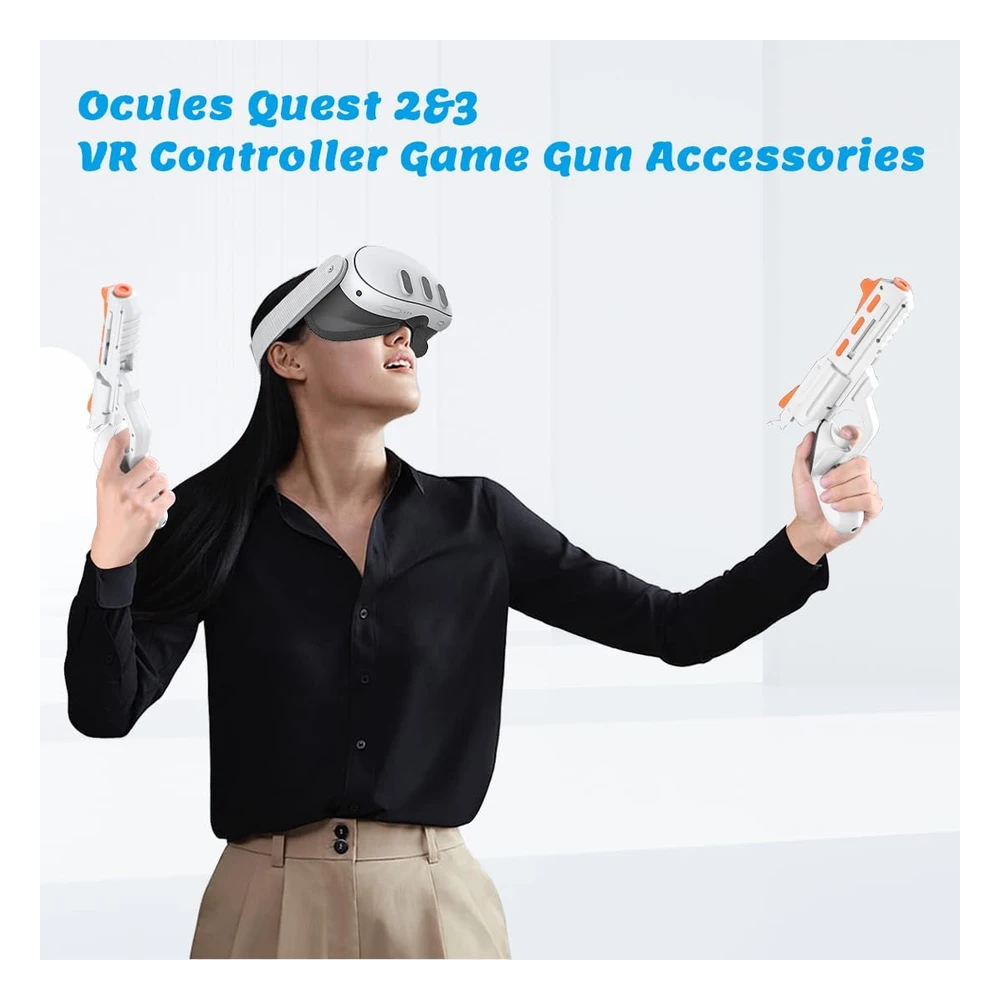 ACCESORIOS VR MANEJAR | PARA META QUEST 3 CULATA DE PISTOLA HUMANIZADA TYASOLEIL PARA OCULUS QUEST 3
