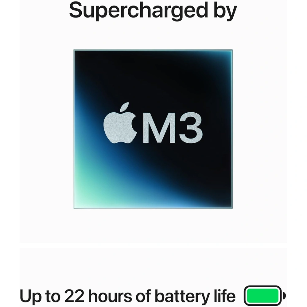 Apple Macbook Pro 14,2" Chip M3 2023 8GB RAM 1TB SSD | Plata