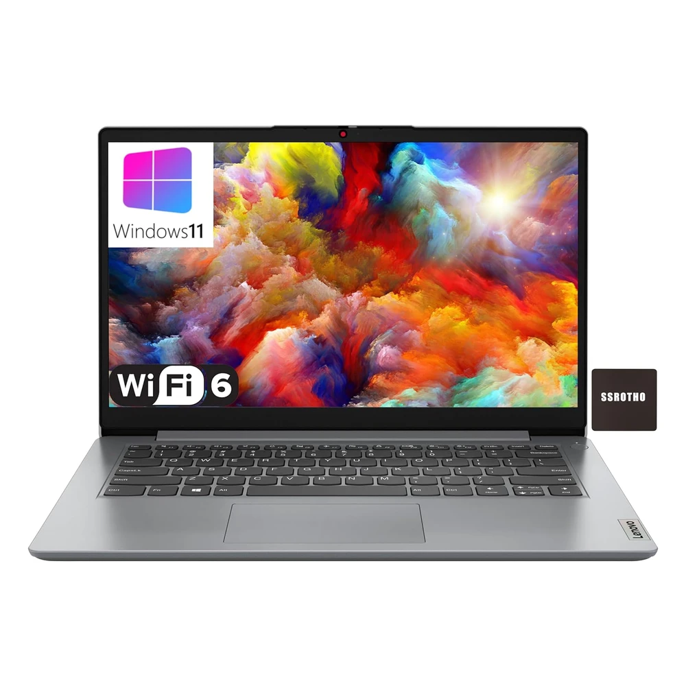 Laptop Lenovo IdeaPad 1 14" Intel Celeron N4020 4Gb RAM 64Gb eMMC + 128Gb Pcie SSD