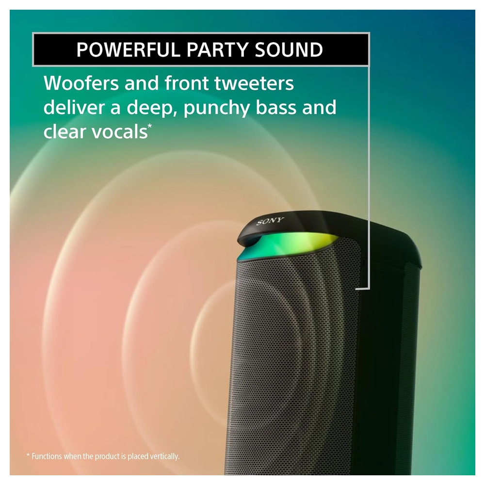ALTAVOZ SRS-XV500 X-SERIES INALÁMBRICO BLUETOOTH PORTÁTIL IPX4 25 HORAS  SONY | NEGRO