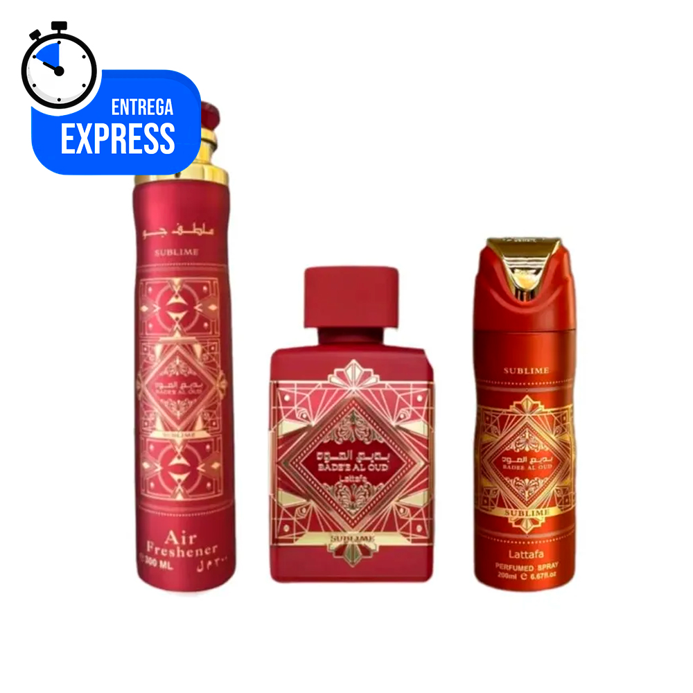 SET DE PERFUME LATTAFA SUBLIME 3 PZS MUJER