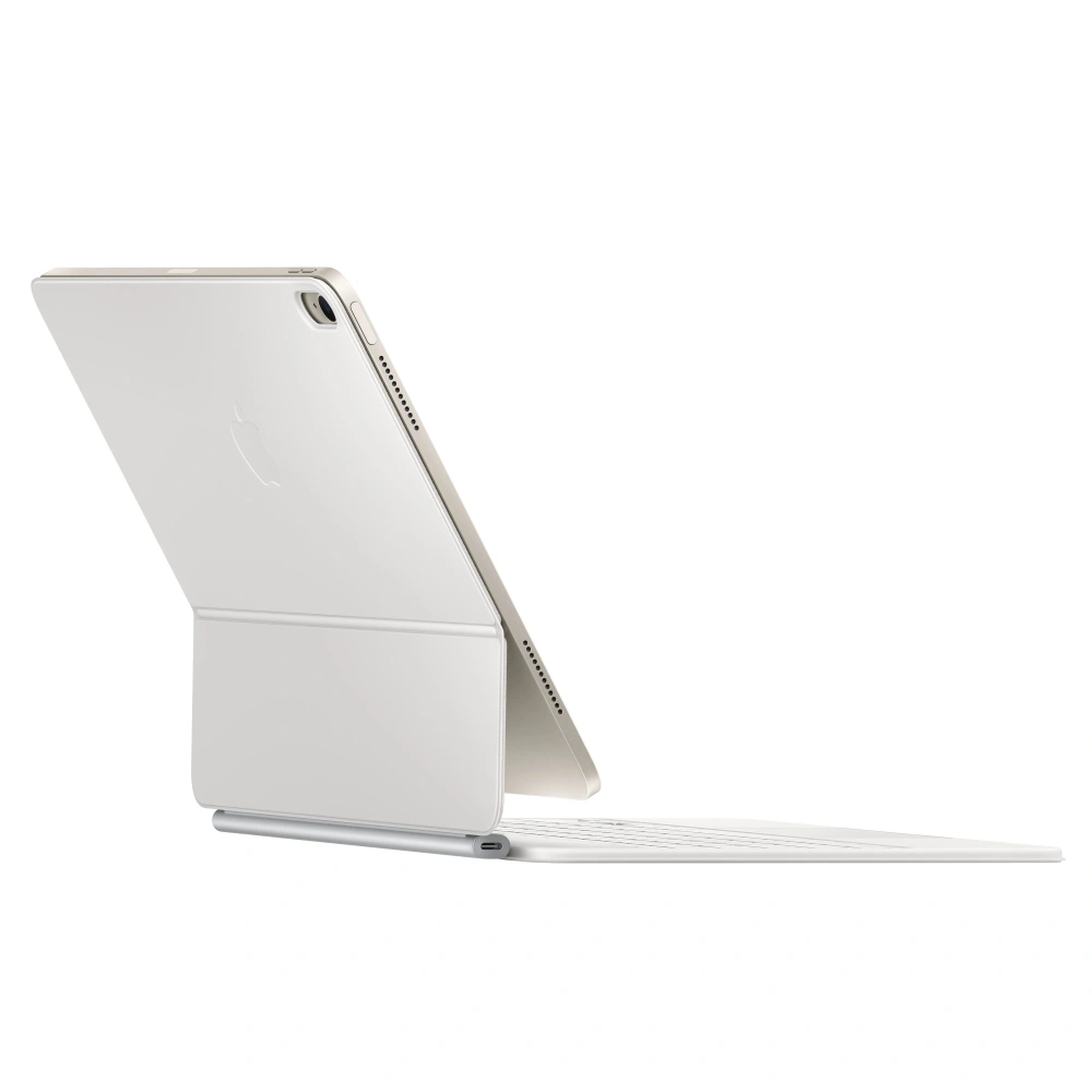 MKIPADAIRM313_2.webp MAGIC KEYBOARD PARA IPAD AIR 13" (M3) APPLE | BLANCO - TECLADO ESPAÑOL