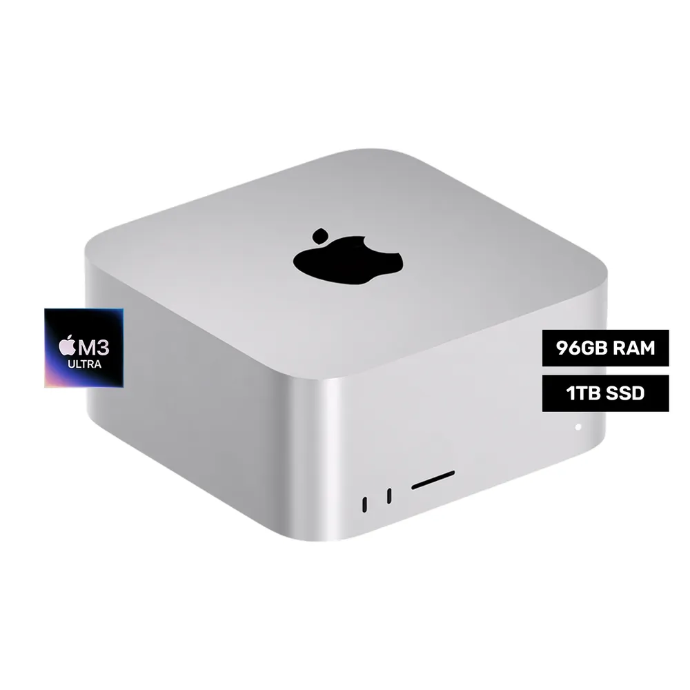 Mac Studio Chip M3 Ultra 96GB RAM 1TB SSD | Gris