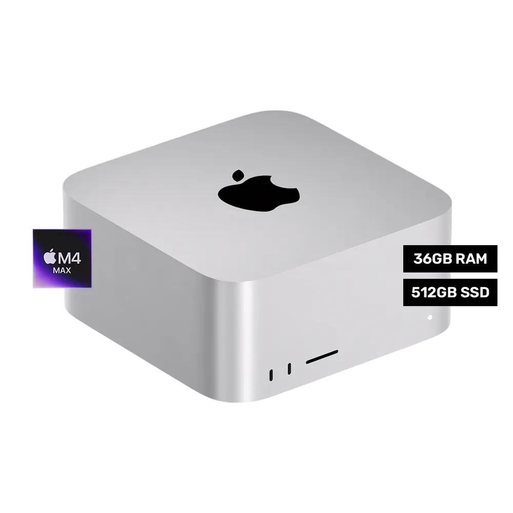 MSM4MAX36GB512GR.webp Mac Studio Chip M4 MAX 36GB RAM 512GB SSD | Gris