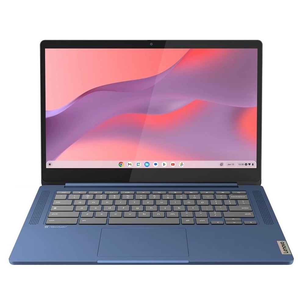 LAPTOP 14" CHROMEBOOK LENOVO FHD MEDIATEK KOMPANIO 520 4GB RAM 64GB EMMC - TECLADO INGLÉS | AZUL