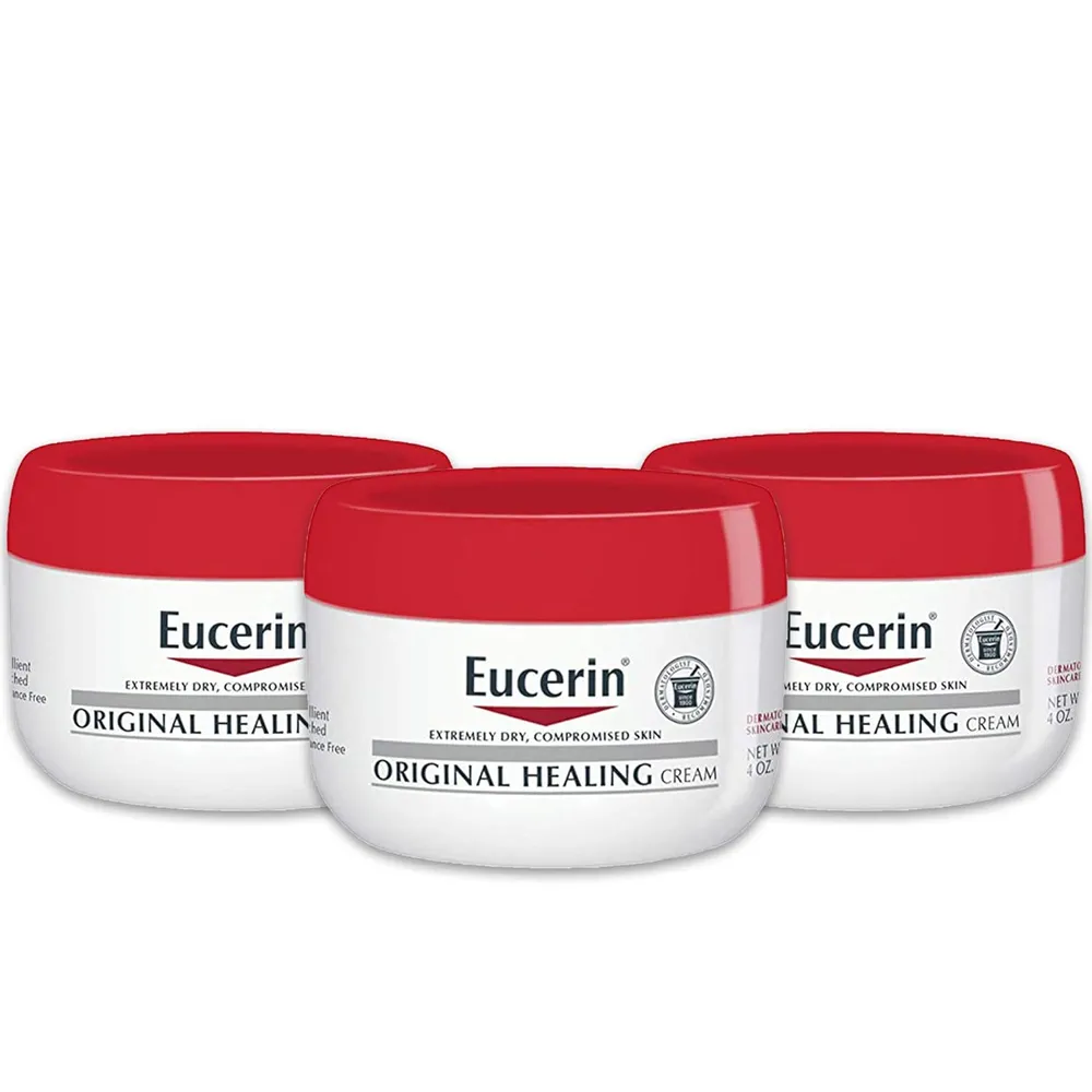 PACK 3 EUCERIN CREMA REPARADORA PARA PIEL SECA 4 OZ / 113 G