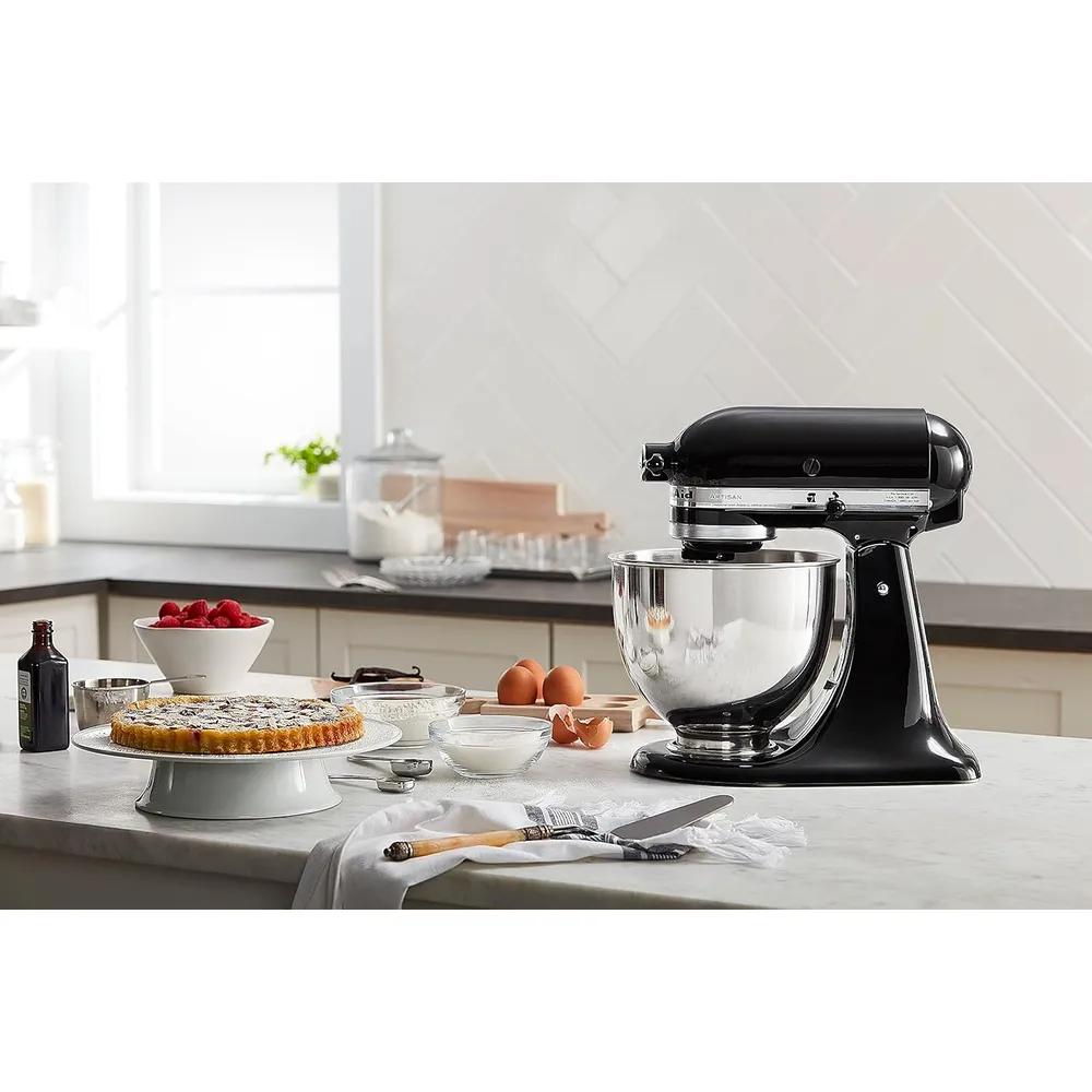 KITCHENAID ARTISAN, BATIDORA DE PIE 5 QT / 4.7 L CON PROTECTOR | NEGRO ÓNIX