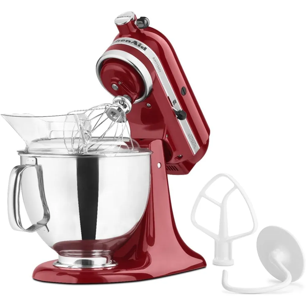KITCHENAID ARTISAN, BATIDORA DE PIE 5 QT / 4.7 L CON PROTECTOR | ROJO