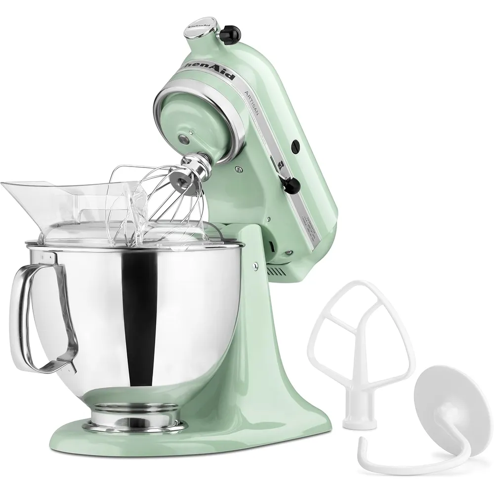 KITCHENAID ARTISAN, BATIDORA DE PIE 5 QT / 4.7 L CON PROTECTOR | PISTACHO